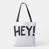 Hey shirt tote bag (Achterkant)