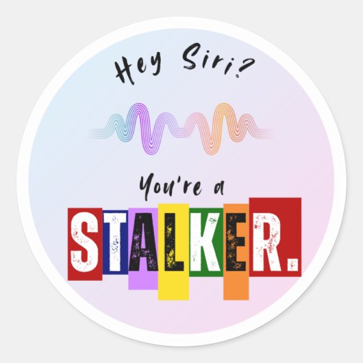Hey Siri? Sticker (Voorkant)