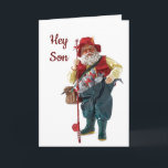 HEY SON, HOOP DAT JE BIRTHDAY ZOALS EEN DAG VIST FEESTDAGEN KAART<br><div class="desc">VISHERMAN ZEGT: JE VANGST KAN 'GROOT' ZIJN EN 'JE GROTE DAG' ALS 'HAPPY' ZOALS JE ZELF **WANNEER JE GEVIST bent***. 'HAPPY! SON!!!!! BEDANKT VOOR OPSLAG MET 1 VAN MIJN 8 STORES!</div>