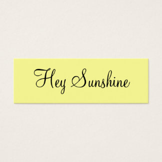 Hey Sunshine Mini Visitekaartjes