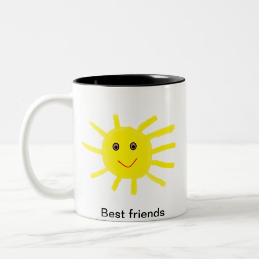 Hey Sunshine Tweekleurige Koffiemok (Links)