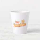 "Hey Sunshine" with Smiling Sun Latte Mok (Voorkant)
