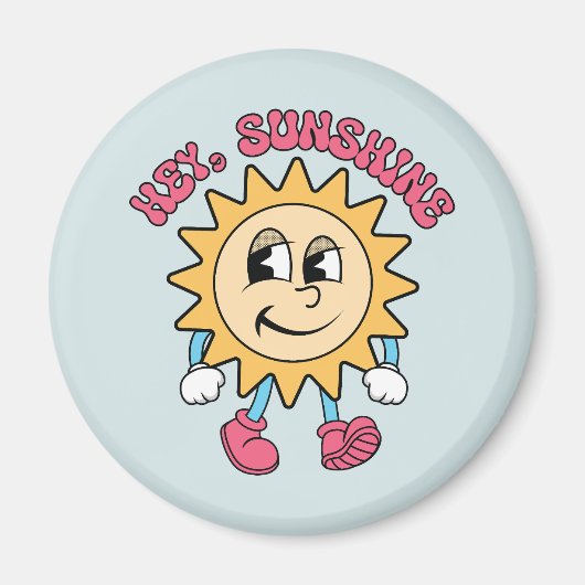 Hey, Sunshine - Zomervibes Magneet (Voorkant)