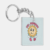 Hey, Sunshine - Zomervibes Sleutelhanger (Voorkant Links)