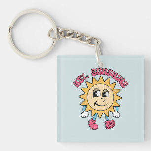 Hey, Sunshine - Zomervibes Sleutelhanger