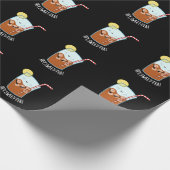 Hey Swee-Tea Funny Sweet Tea Pun Dark BG Cadeaupapier (Hoek)