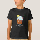 Hey Swee-Tea Funny Sweet Tea Pun Dark BG T-shirt (Voorkant)