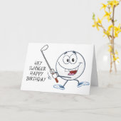 HEY "SWINGER" **50 ** ZIET ER GOED UIT VOOR JE KAART (Gele Bloem)