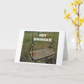 "HEY SWINGER" IS GEBEURD OP DE TWEEDE DAG KAART (Gele Bloem)