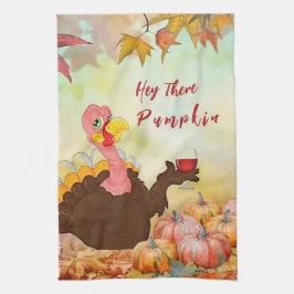 “Hey There Pumkin” Keukenhanddoek