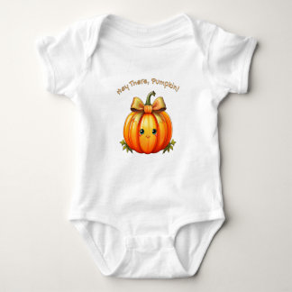 Hey There, Pumpkin – Cute Baby Pumpkin Design Romper