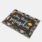 Hey There Pumpkin | Persoonlijke Herfstdeurmat Deurmat (Schuin)