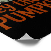 Hey There Pumpkin,trendy Fall Autumn Halloween Ret Poster (Hoek)