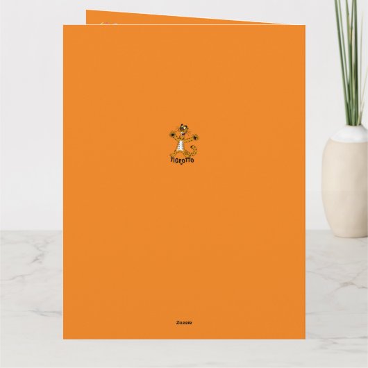 HEY TIGROTTO Boy Birthday Card Kaart (Achterkant)