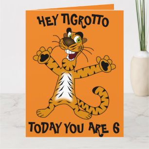HEY TIGROTTO Boy Birthday Card Kaart