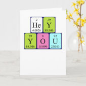 Hey u kaart 3 van de Verjaardag (Gele Bloem)