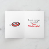 Hey Valentine, You just might Score | Flirty Kaart (Binnen)