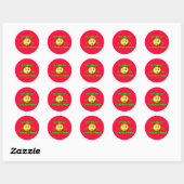Hey Volwassenen - Pinda allergie Stickers (Vel)