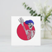 Hey Vrienden Cool en Grappig Skelet (Staand voorkant)