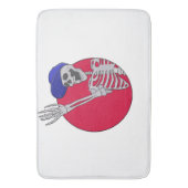 Hey Vrienden Cool en Grappig Skelet Badmat (Voorkant Verticaal)