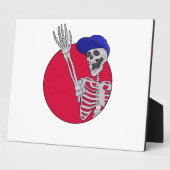 Hey Vrienden Cool en Grappig Skelet Fotoplaat (Zijkant)