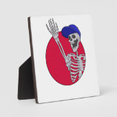 Hey Vrienden Cool en Grappig Skelet Fotoplaat (Voorkant)