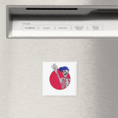 Hey Vrienden Cool en Grappig Skelet Magneet (Insitu (Vaatwasser))