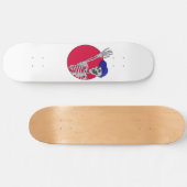 Hey Vrienden Cool en Grappig Skelet Persoonlijk Skateboard (Horizontaal)