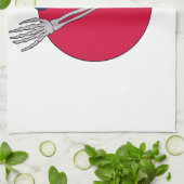 Hey Vrienden Cool en Grappig Skelet Theedoek (Gevouwen)