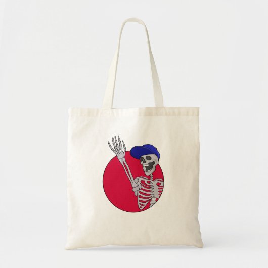 Hey Vrienden Cool en Grappig Skelet Tote Bag (Voorkant)