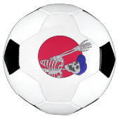 Hey Vrienden Cool en Grappig Skelet Voetbal (Gedraaid)