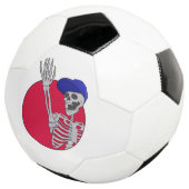 Hey Vrienden Cool en Grappig Skelet Voetbal (Drie kwart)