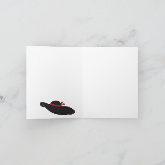 Hey Vriendin Blank Note Kaart (Binnen)