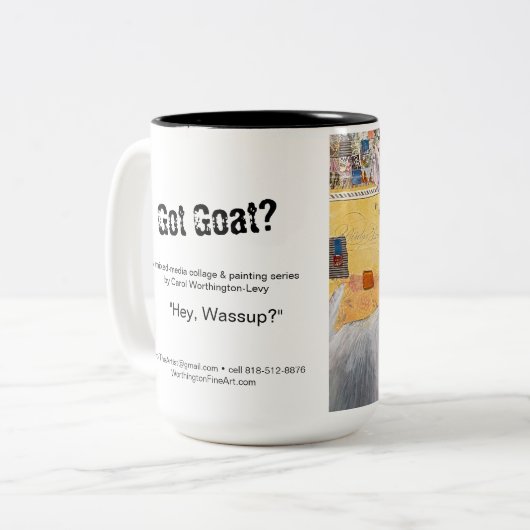 Hey Wassup Goat Mok - grappige geitjes bij elke be (Voorkant links)