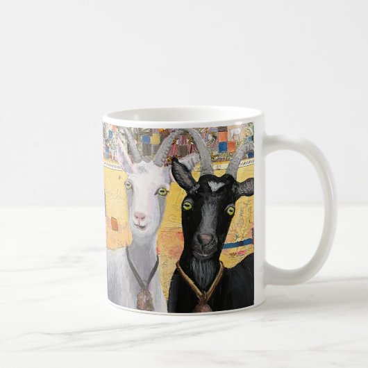 ‘Hey Wassup’ Goats 11-oz koffie mok (Rechts)