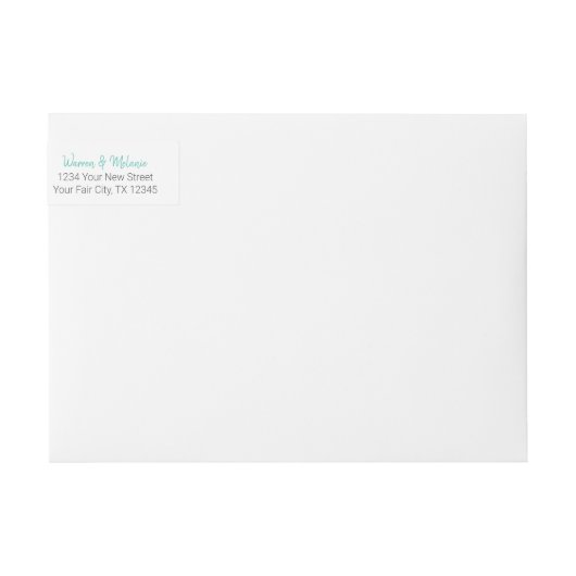 Hey Y - Texas Wraparound Address Label (Voorkant)