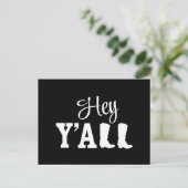Hey Y'all Briefkaart (Staand voorkant)