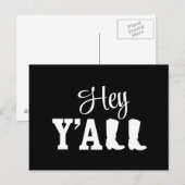 Hey Y'all Briefkaart (Voorkant / Achterkant)