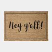 Hey Y'all Deurmat (Voorkant)