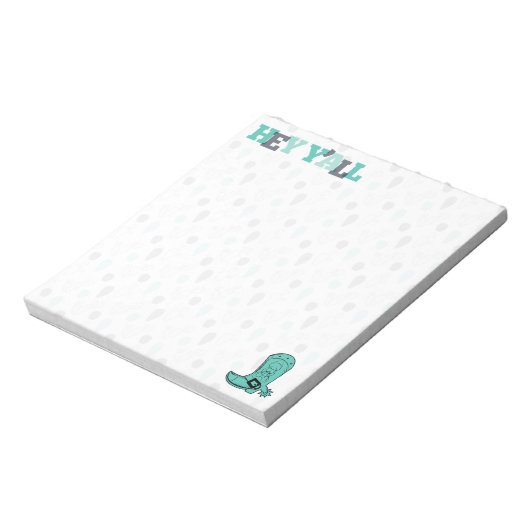 Hey Y'All - Texas Notitieblok (Linkerzijde)