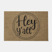 Hey Y'all Welkom Doormat Deurmat (Voorkant)
