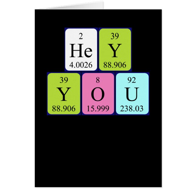 Hey You Birthday card 5 (Voorkant)