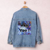 Hey You op Bokeh Style Achtergrond Denim Jacket (Hangar)