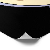 Hey Y'Owl Grappige Uil Pun Dark BG Poster (Hoek)