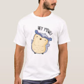 Hey Y'Owl Grappige Uil Pun T-shirt (Voorkant)