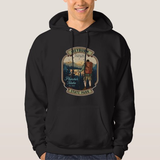 Heyburn State Park Plummer Idaho Hiking Camping So Hoodie (Voorkant)