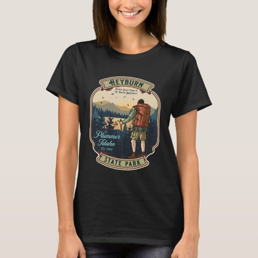 Heyburn State Park Plummer Idaho Hiking Camping So T-shirt (Voorkant)