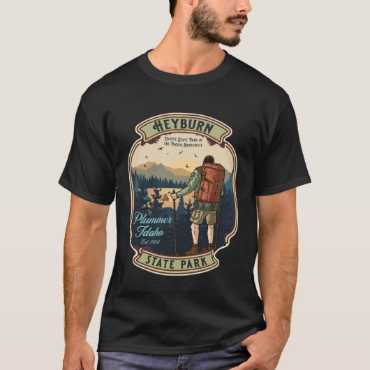 Heyburn State Park Plummer Idaho Hiking Camping So T-shirt (Voorkant)