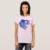 HeyCuz Buitenshuis Logo Roze versie T-shirt (Voorkant volledig)