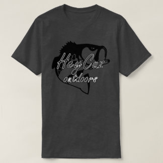 HeyCuz Buitenshuis Vis Zwart en Wit T-shirt